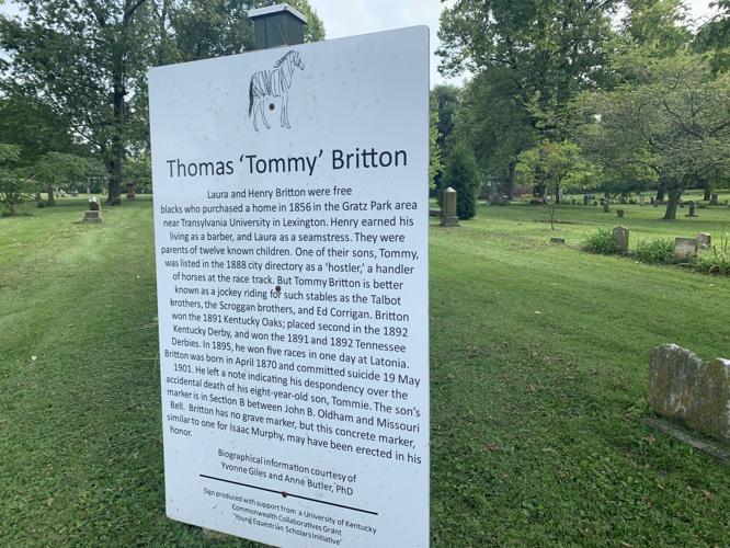 Thomas 'Tommy' Britton marker.JPG