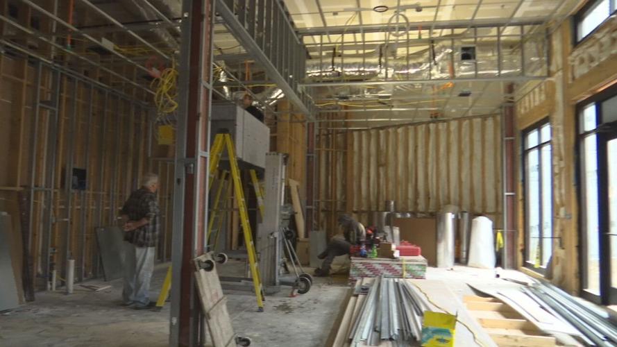 Lyric apartment complex in Norton Commons under construction (3/29/21)