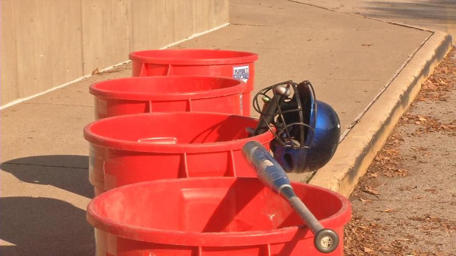 Equipment drive at Louisville Slugger Field