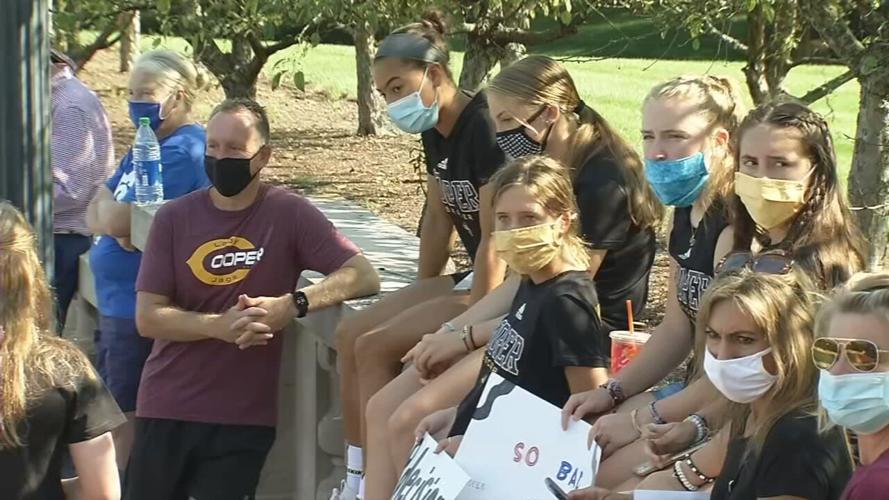 High school players rally at Kentucky state capitol in effort to bring back fall sports (Aug. 24, 2020)