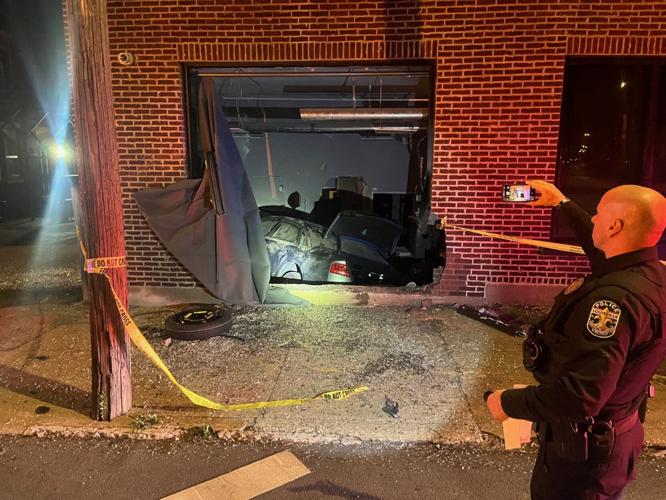 Car crashes into building on Baxter Avenue Sunday morning, Louisville