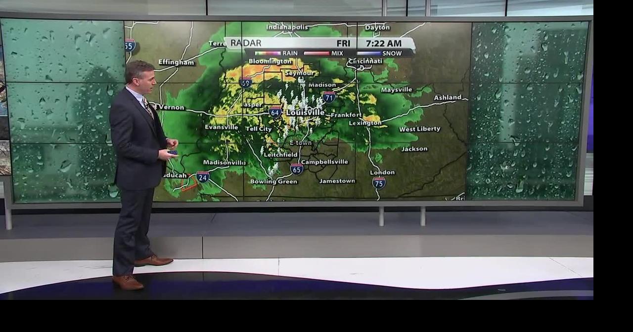 Jude Redfield's Friday morning forecast Weather