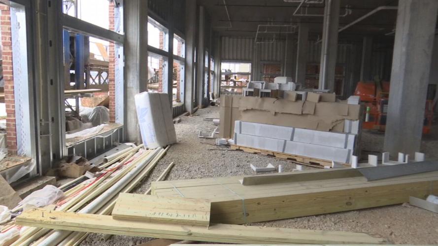 Lyric apartment complex in Norton Commons under construction (3/29/21)