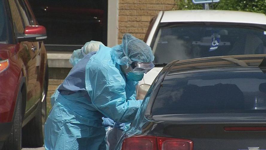 COVID-19 drive-up testing