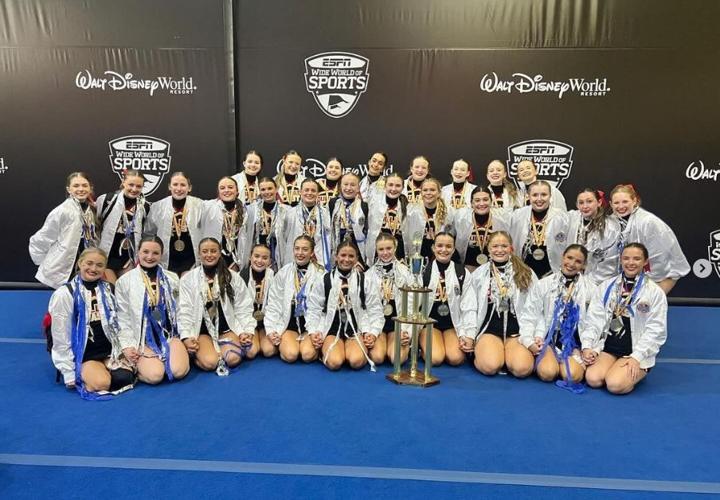 Bullitt East Cheer National Champions - via Instagram - 2.13.24
