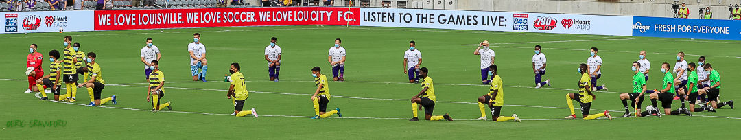 Anthem kneeling LouCity FC