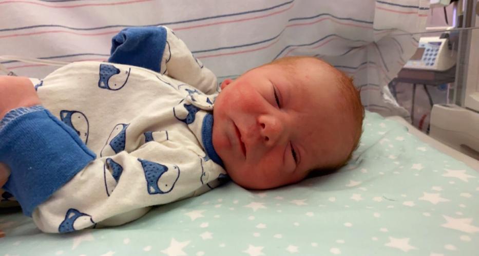Azrael Lee Boaz Prada-UofL Hospital first baby of 2023.JPG