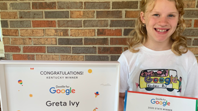 Greta Ivy, 11-year-old 'Doodle for Google' finalist