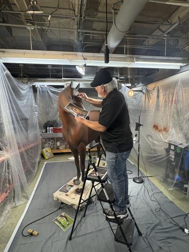 Golden Tempo Derby Museum horse painting 5-20-26