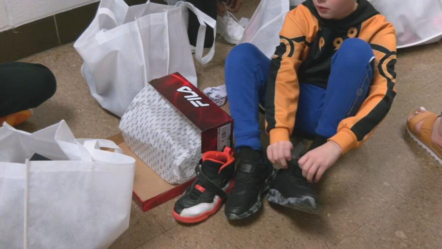 JCPS kids get free shoes 11-16-23