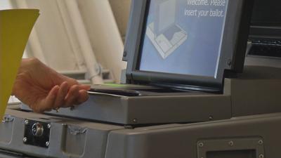 Voting ballot machine