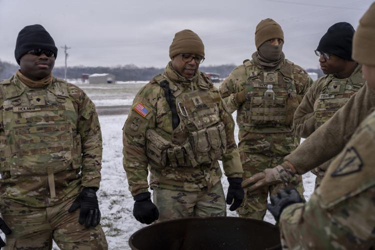 Indiana National Guard training for  DC 12-3-2025