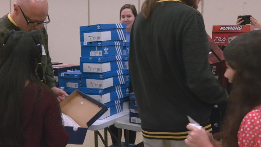 JCPS kids get free shoes 11-16-23