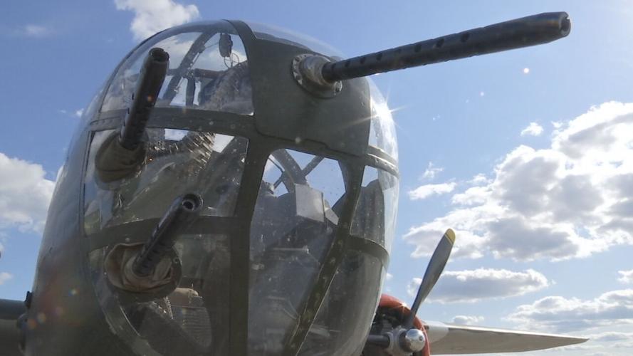 B-25 Bomber flight at Bowman Field on 10/3/20