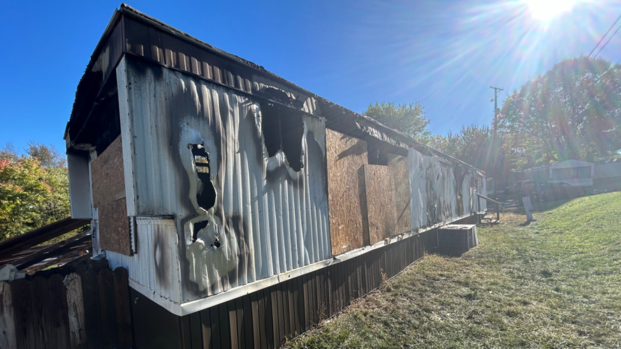 Salem house explodes
