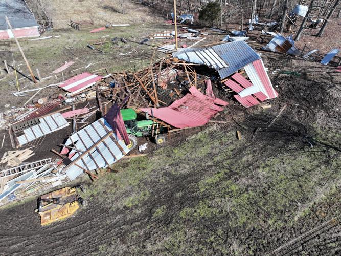 Underwood Storm Damage (Drone)
