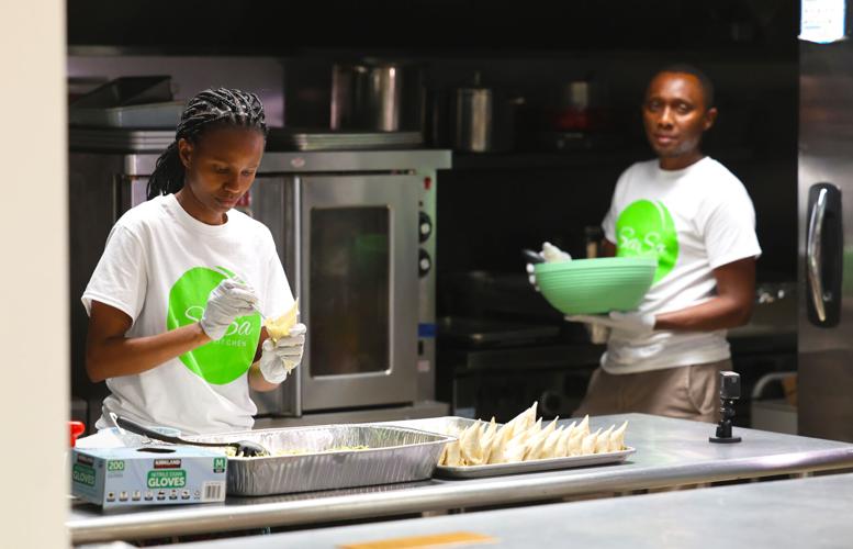Sarah and Joseph Kimeu at Sasa Samosa Kitchen.jpg