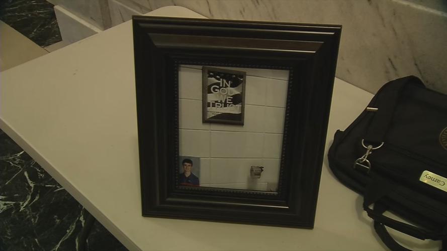 Photo of 'In God We Trust' motto taken by Preston Cope before he was shot to death