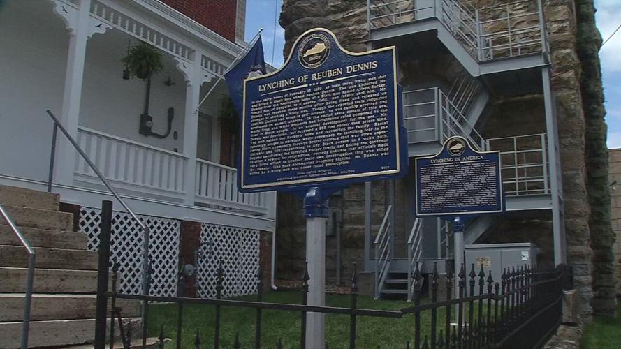 Lynching marker in Shelbyville
