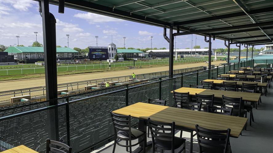 Homestretch Club outdoor seating