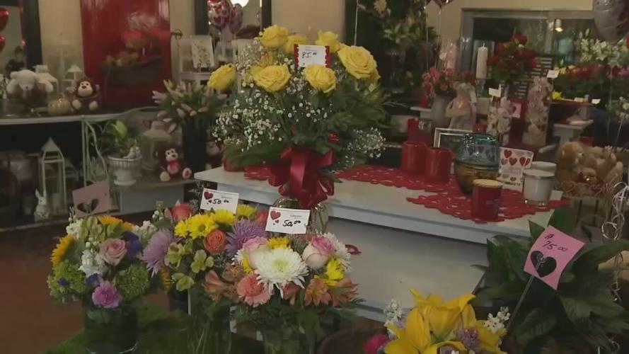 Flowers on Valentine's Day