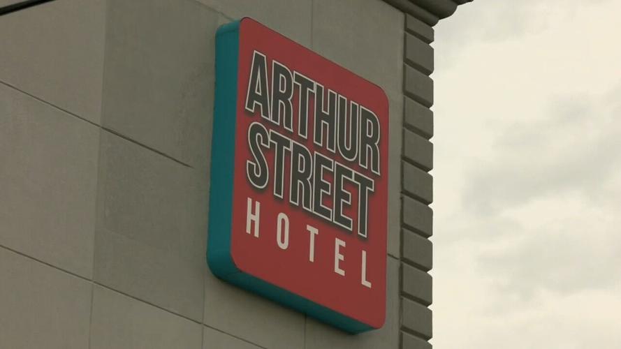 Arthur Street Hotel sign