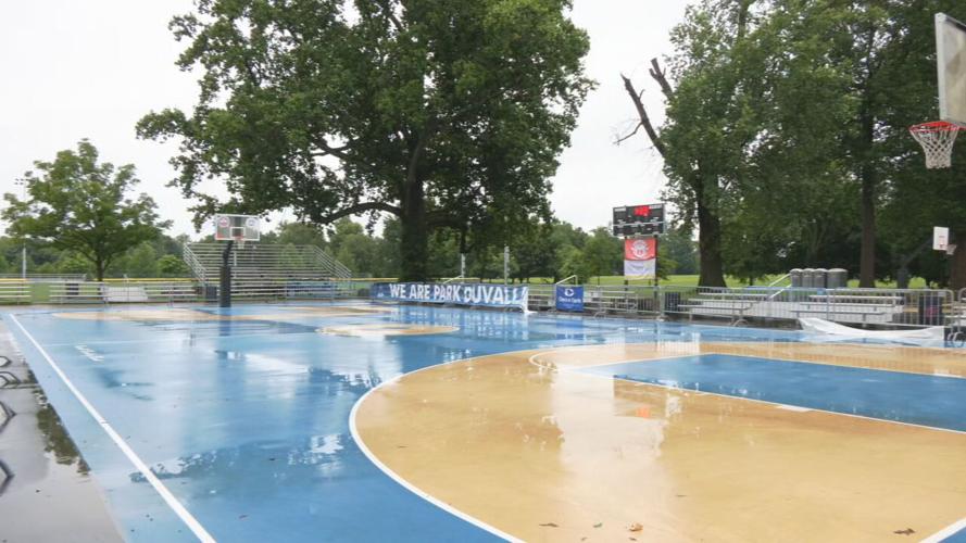 Shawnee Park court Dirt Bowl upgrades