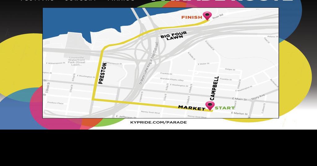 Pride Parade Map