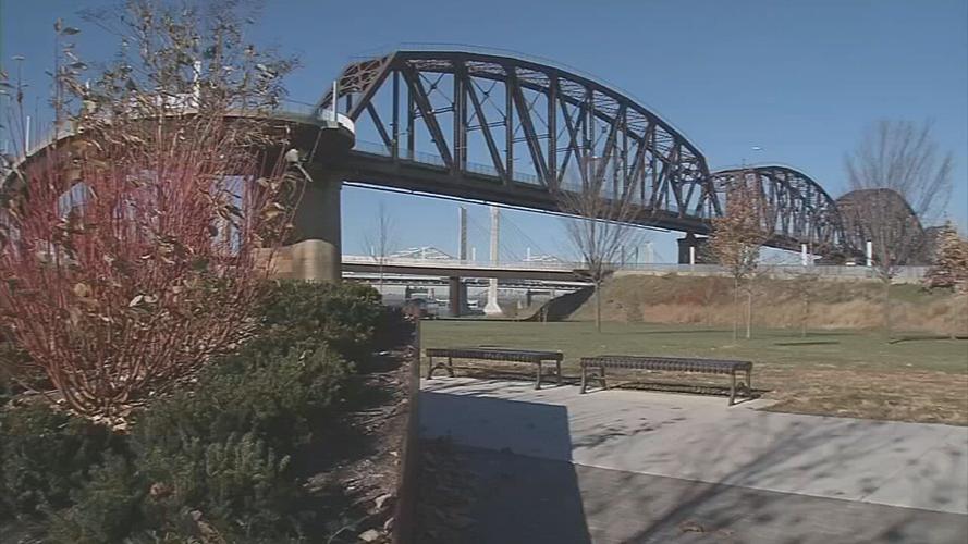 Big Four Bridge from Louisville side