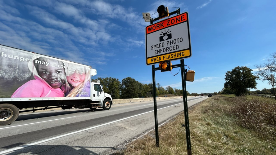 Kentucky construction zone camera