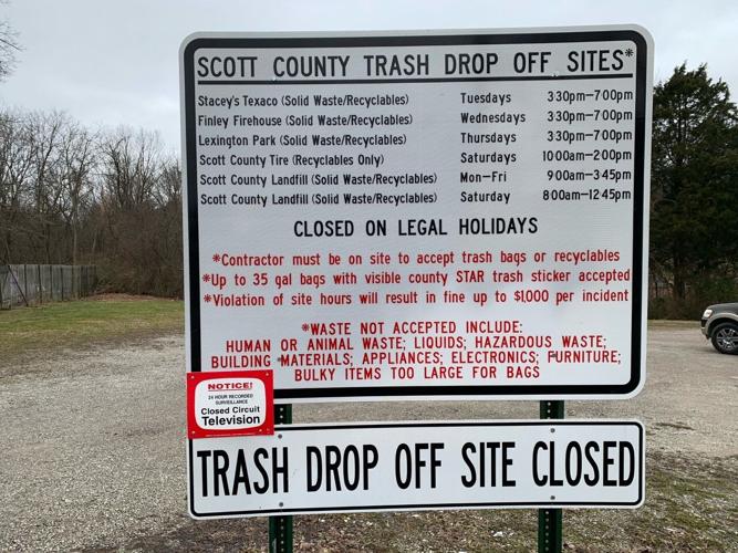 Scott County deputies searching through trash to identify, fine illegal