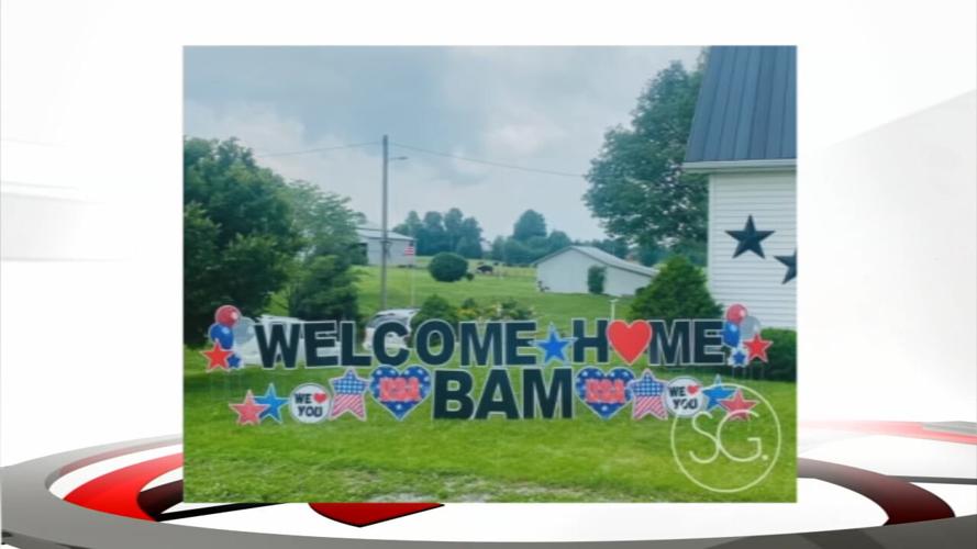 Welcome Home Bam Sign
