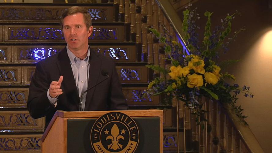 Beshear at Old National Bank remembrance ceremony 4-10-24