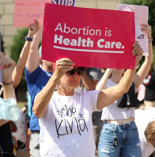 Abortion rally in downtown Louisville