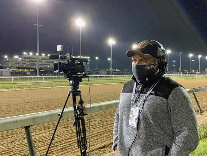 WDRB in the Morning Photojournalist Pete Ruiz on the Churchill Downs Backside on Monday, May 2, 2022