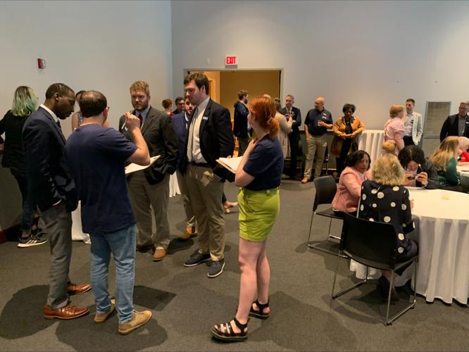 taking pictures at Beshear event.jpeg