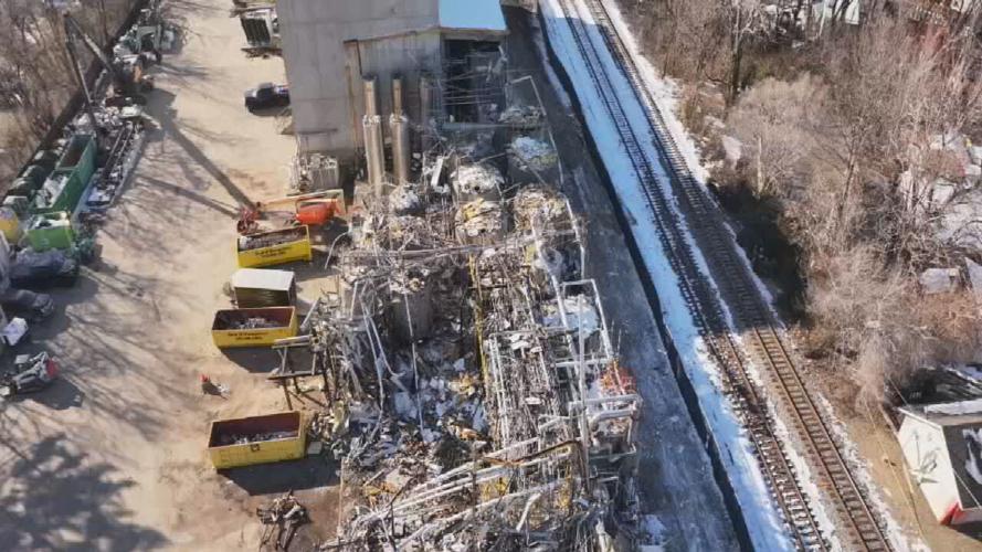 Givaudan site demolition drone 1-24-25