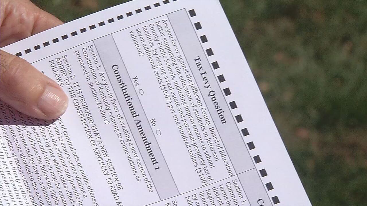 2 Proposed Constitutional Amendments Included On The Kentucky Ballot ...