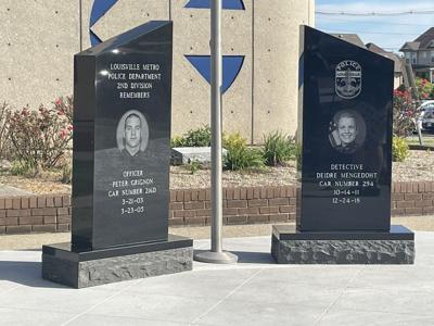 Monuments to Peter Grignon and Deidre Mengedoht