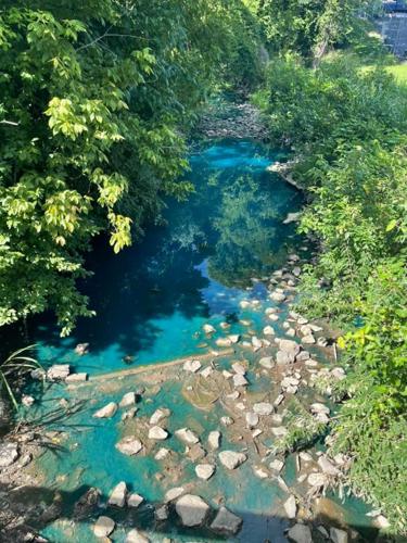 Floyd County creek chemical spill