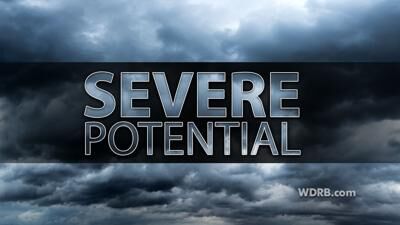 Strong to severe storms possible later this afternoon and evening