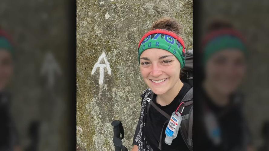 Charity Stoltz hikes Appalachian Trail