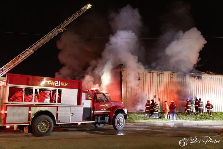Dollar General in Austin, Indiana on fire - 2.10.25