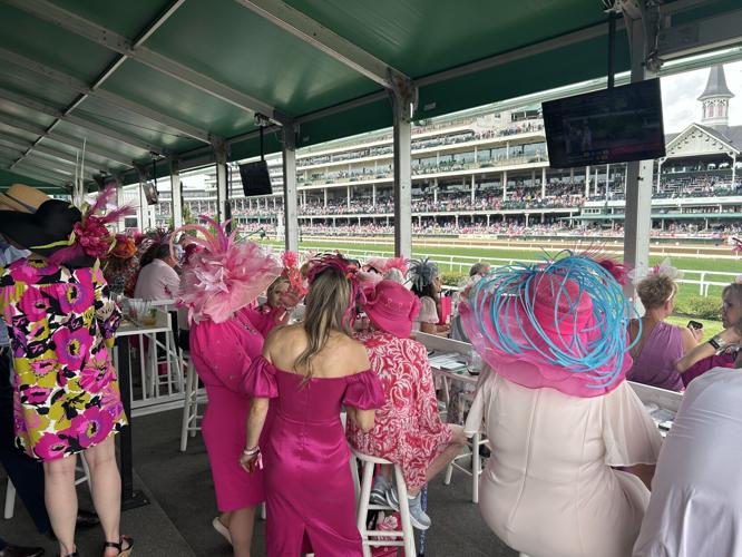 Fans on Kentucky Oaks Day 2025