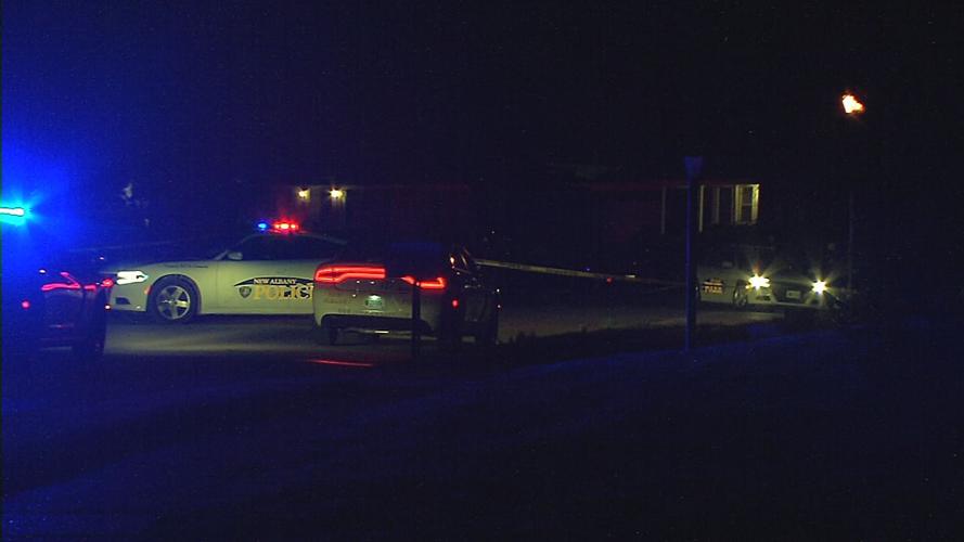 March 26, 2020 New Albany shooting scene