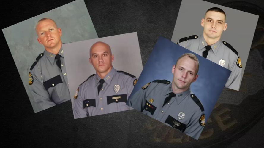 Troopers Jason Carpenter, Chad Peercy, Jonathan Sizemore and Sgt. Anthony Trotter