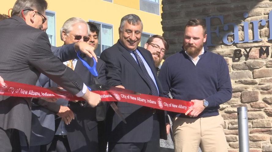 Ribbon cutting at Fairfield Inn & Suites in New Albany, Indiana (Oct. 22, 2019)