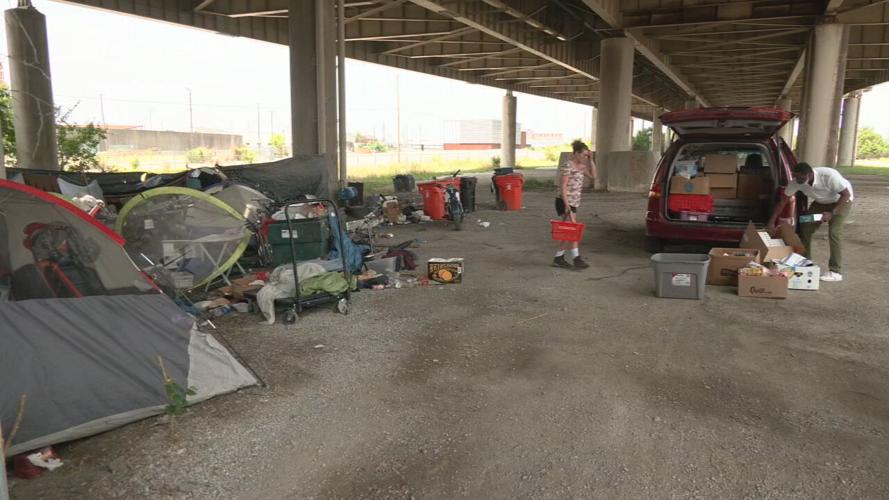 Helping homeless in the heat