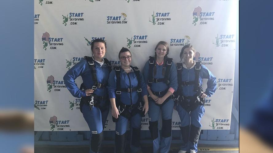 Shelby County teachers go skydiving (Sept. 2019)