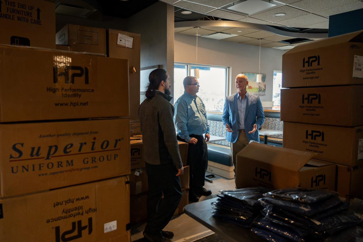 Jeffersonville Mayor Mike Moore inside new Culver's location